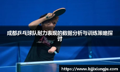 成都乒乓球队耐力表现的数据分析与训练策略探讨