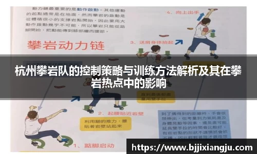杭州攀岩队的控制策略与训练方法解析及其在攀岩热点中的影响